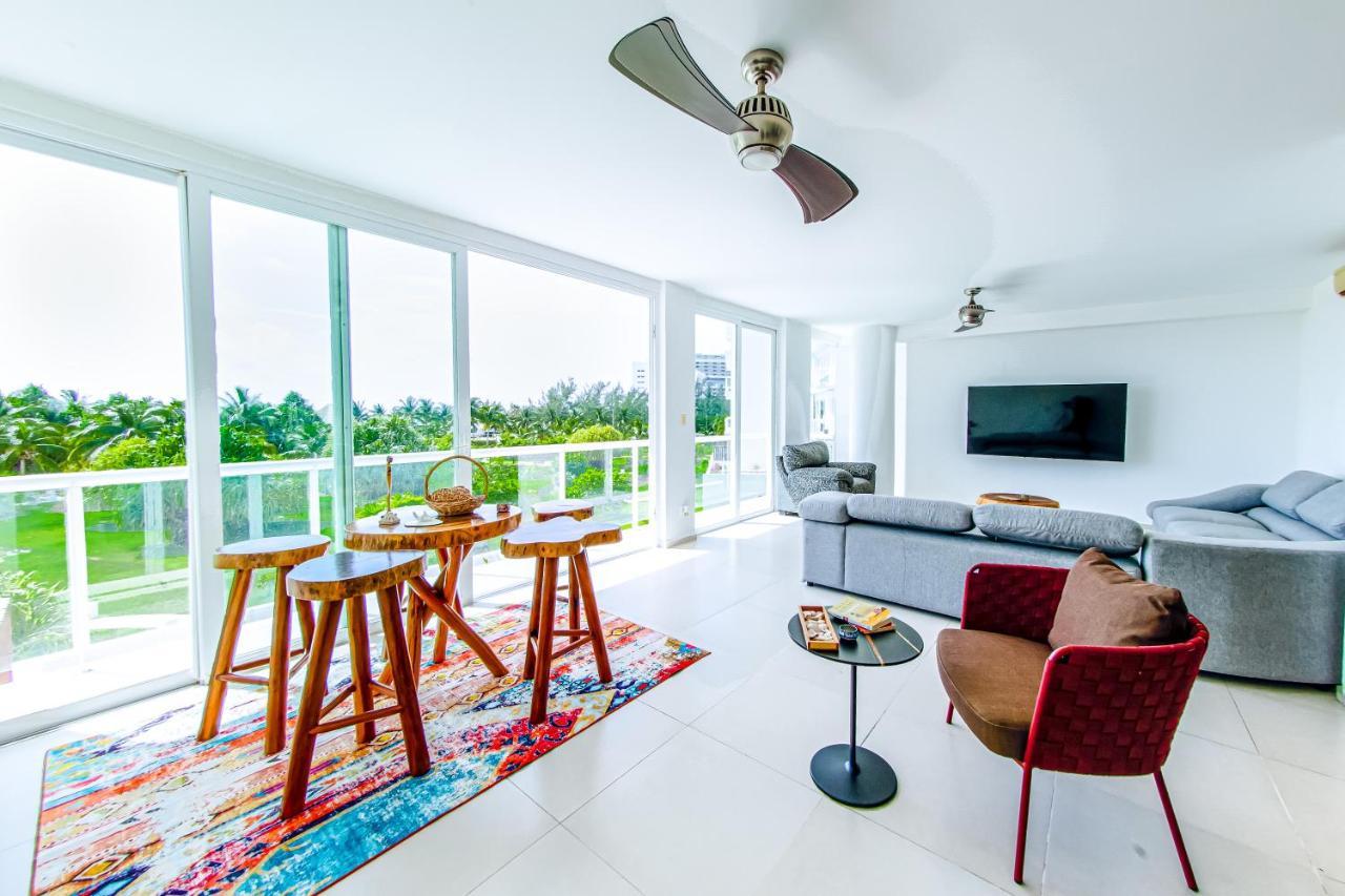 Beachfront Luxury Apartments Cancun Ngoại thất bức ảnh